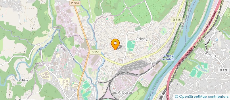 localisation de l'entreprise TRANSPORTS SERVICES KERMADI à GRIGNY