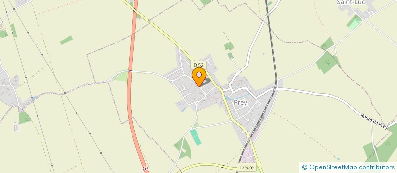 localisation de l'entreprise TRANSPORTS SERVICES LETELLIER  PREY