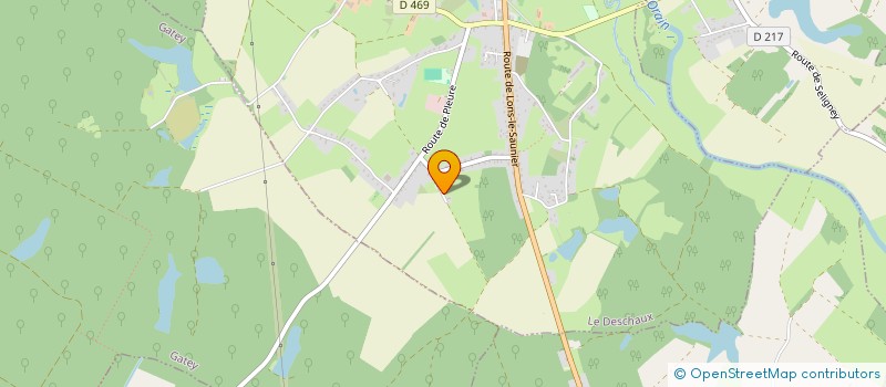 localisation de l'entreprise TRANSPORTS SEVEON  LE DESCHAUX