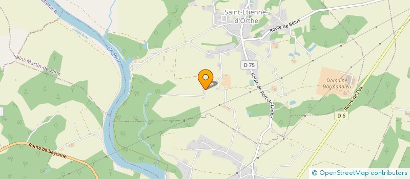 localisation de l'entreprise TRANSPORTS SIBERCHICOT ET FILS à SAINT-ETIENNE-D'ORTHE