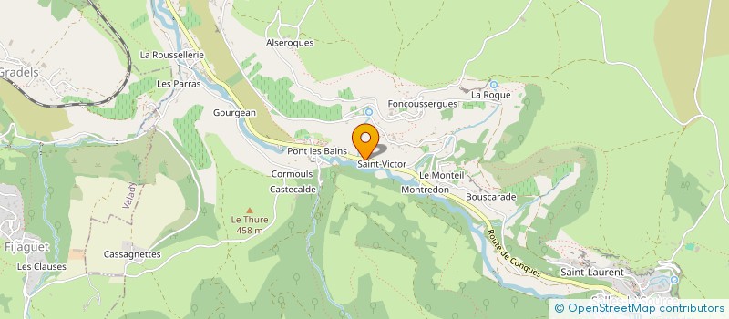 localisation de l'entreprise TRANSPORTS SICHI à MARCILLAC-VALLON