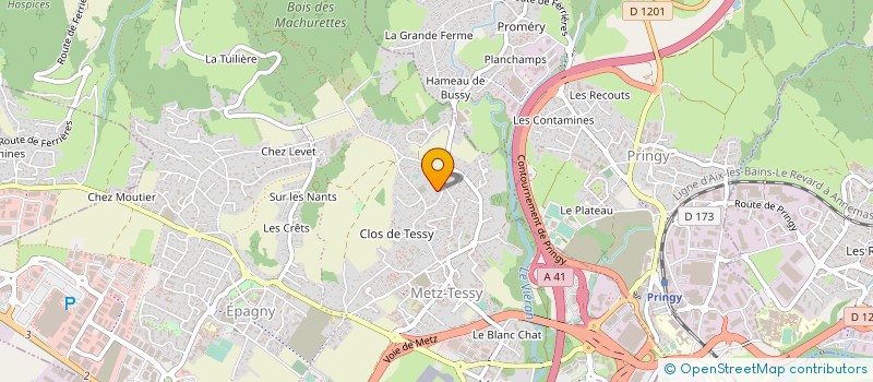 localisation de l'entreprise TRANSPORTS SIGISMONDI  ANNECY
