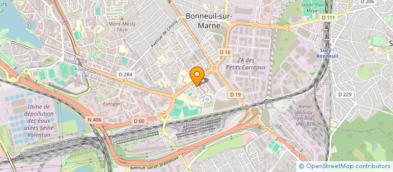 localisation de l'entreprise TRANSPORTS SLV-SERVICE LIVRAISON VERNOCCHI à BONNEUIL-SUR-MARNE
