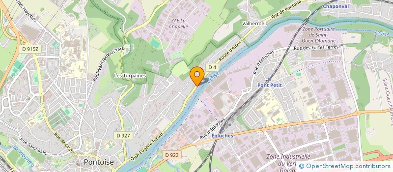 localisation de l'entreprise TRANSPORTS SOARES à PONTOISE