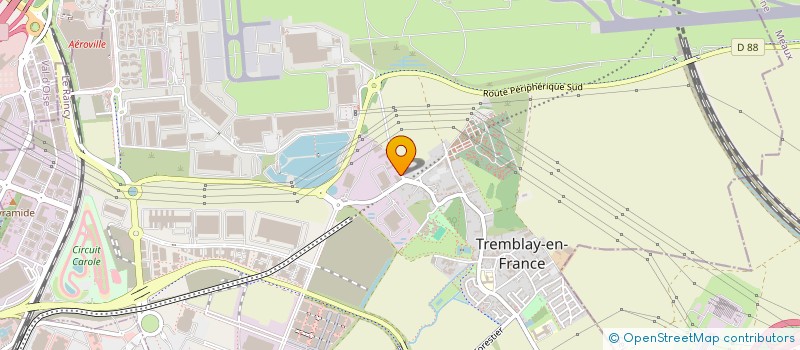 localisation de l'entreprise TRANSPORTS SOENEN ET FILS à TREMBLAY-EN-FRANCE
