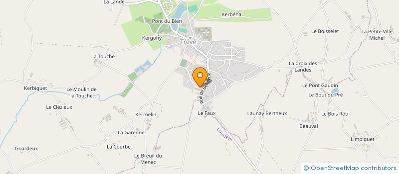 localisation de l'entreprise TRANSPORTS SOHIER XAVIER à TREVE