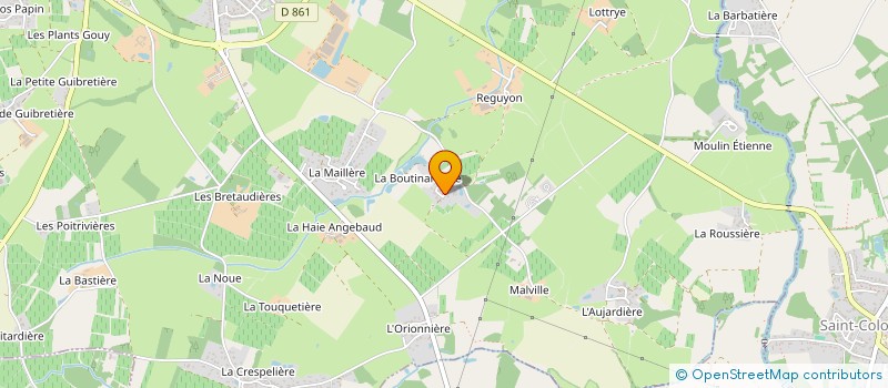 localisation de l'entreprise TRANSPORTS SOSTHENE ROUSSEAU à SAINT-PHILBERT-DE-GRAND-LIEU