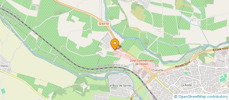 localisation de l'entreprise TRANSPORTS SOTRADEM  CARCASSONNE