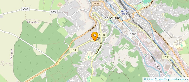 localisation de l'entreprise TRANSPORTS SOUTER SA  BAR-LE-DUC