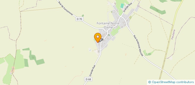 localisation de l'entreprise TRANSPORTS SPILLEBEEN à FONTAINE-NOTRE-DAME