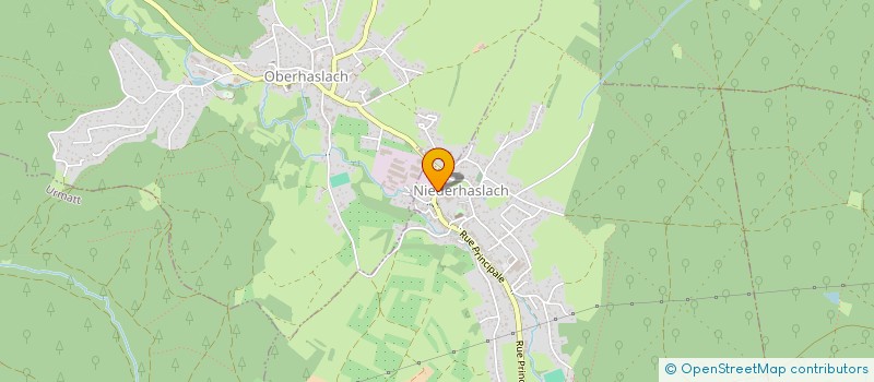 localisation de l'entreprise TRANSPORTS STRUBEL à NIEDERHASLACH