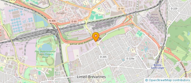 localisation de l'entreprise TRANSPORTS SUBTIL à LIMEIL-BREVANNES
