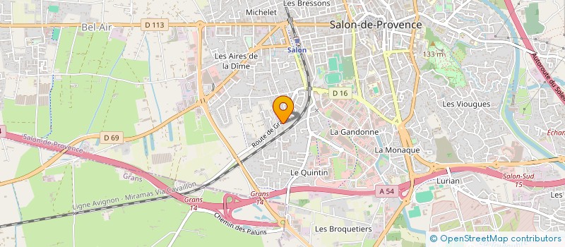 localisation de l'entreprise TRANSPORTS SUD HERAULT à SALON-DE-PROVENCE