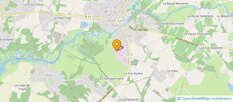 localisation de l'entreprise TRANSPORTS SUD-LOIRE MARTIPONTAINS à PONT-SAINT-MARTIN