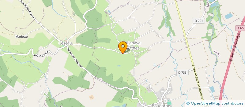 localisation de l'entreprise TRANSPORTS SUD-OUEST  VIELLENAVE-D'ARTHEZ