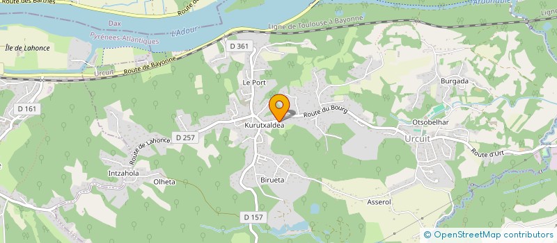 localisation de l'entreprise TRANSPORTS SUHAS  URCUIT