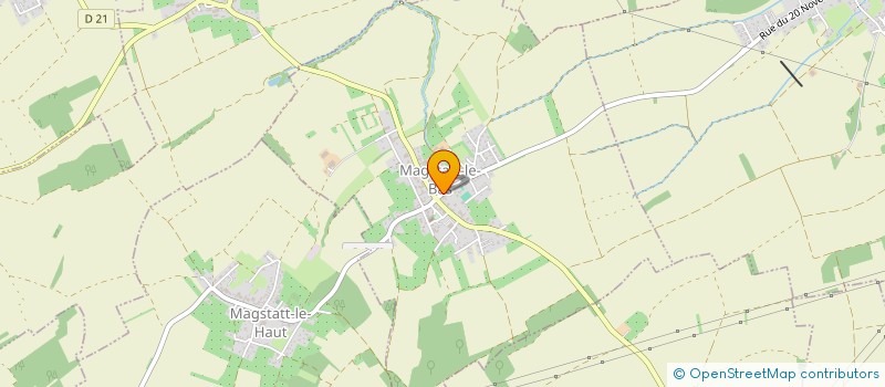 localisation de l'entreprise TRANSPORTS SUTTER PIERRE ET FILS SARL  MAGSTATT-LE-BAS