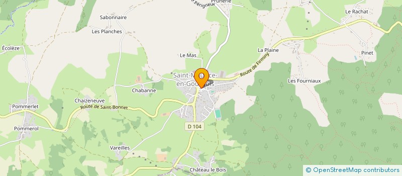 localisation de l'entreprise TRANSPORTS T.B. EXPRESS  SAINT-MAURICE-EN-GOURGOIS