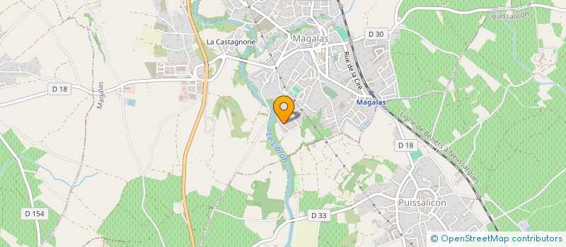 localisation de l'entreprise TRANSPORTS T.J.C. à MAGALAS