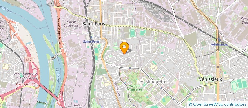 localisation de l'entreprise TRANSPORTS TALEB EXPRESS  SAINT-FONS