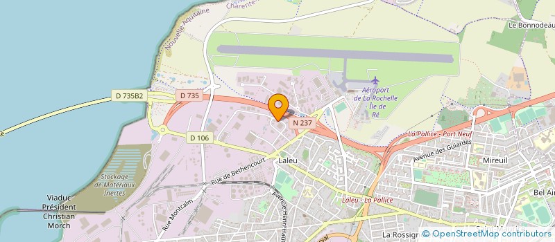 localisation de l'entreprise TRANSPORTS TARDET à LA ROCHELLE