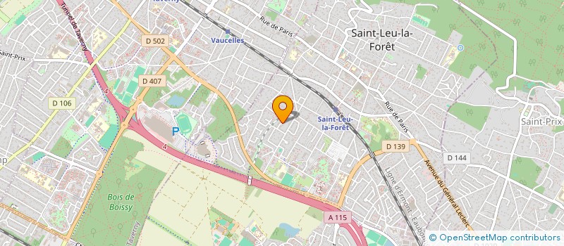 localisation de l'entreprise TRANSPORTS TAVERNE  SAINT-LEU-LA-FORET