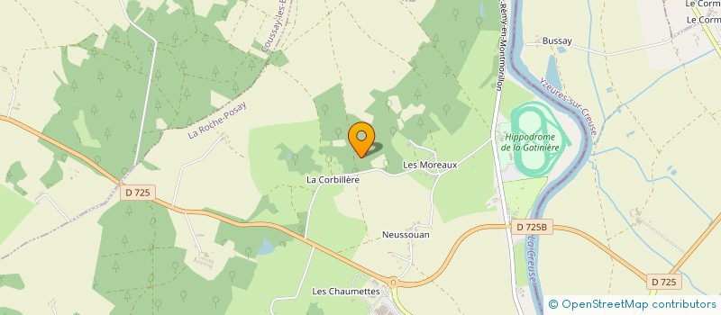 localisation de l'entreprise TRANSPORTS TAXI TRANCHANT  LA ROCHE-POSAY