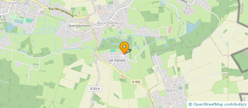 localisation de l'entreprise TRANSPORTS TC  BOURGHELLES