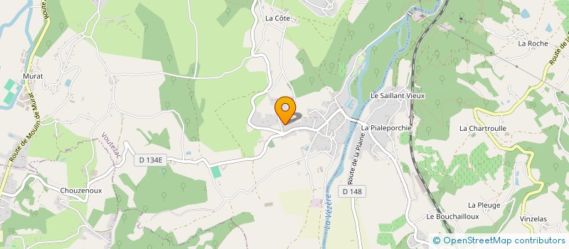 localisation de l'entreprise TRANSPORTS TCA  VOUTEZAC