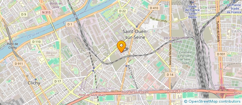 localisation de l'entreprise TRANSPORTS TELEX LIVRAISONS à SAINT-OUEN-SUR-SEINE