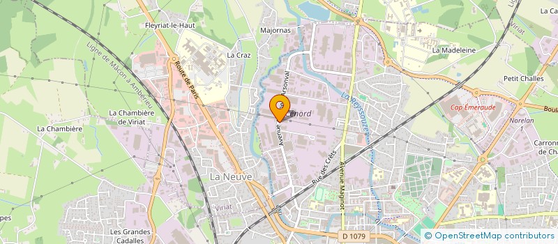 localisation de l'entreprise TRANSPORTS TENOUX LE FOURGON SAVOYARD à BOURG-EN-BRESSE