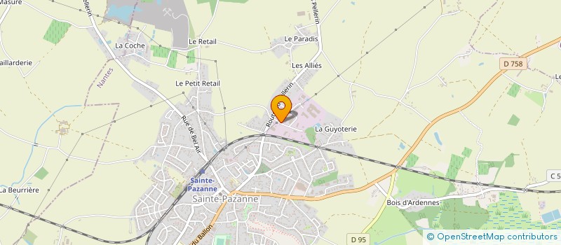 localisation de l'entreprise TRANSPORTS THIBO à SAINTE-PAZANNE