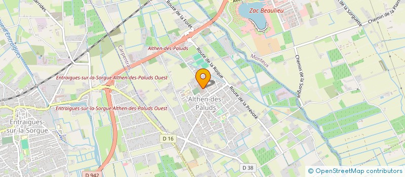 localisation de l'entreprise TRANSPORTS THIERRY FOREAU  ALTHEN-DES-PALUDS