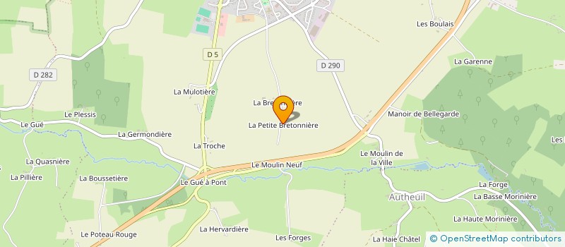 localisation de l'entreprise TRANSPORTS THIROUX à TOUROUVRE AU PERCHE