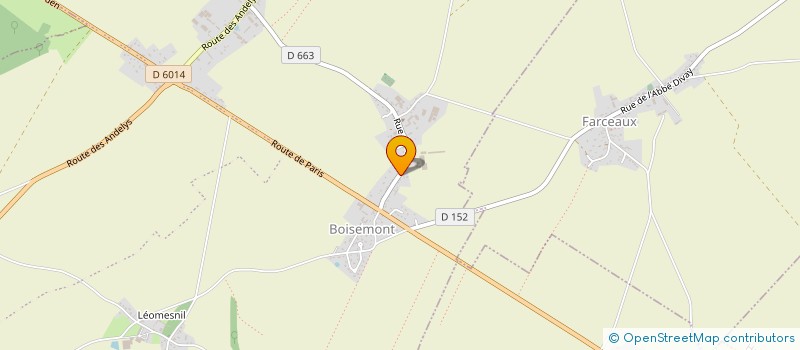 localisation de l'entreprise TRANSPORTS THOMAS BERTOU à FRENELLES-EN-VEXIN