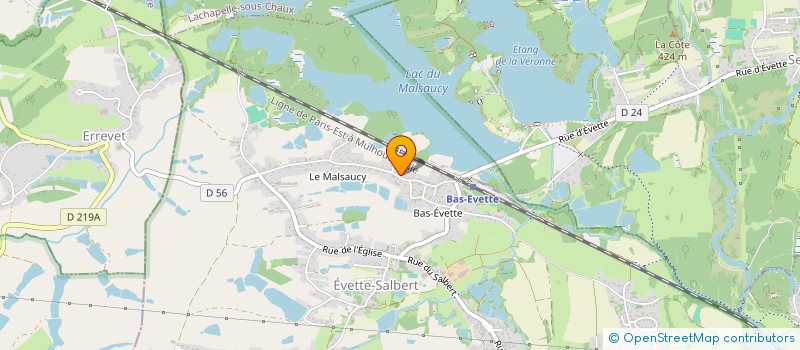 localisation de l'entreprise TRANSPORTS THOMAS PERE ET FILS à EVETTE-SALBERT