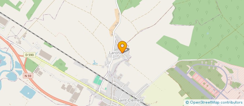 localisation de l'entreprise TRANSPORTS THOUVENIN REGIS  LARONXE