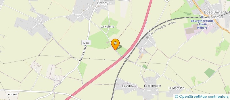 localisation de l'entreprise TRANSPORTS THUIT HEBERT à GRAND BOURGTHEROULDE