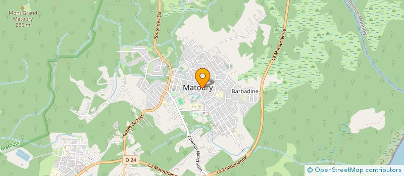 localisation de l'entreprise TRANSPORTS TMD à MATOURY