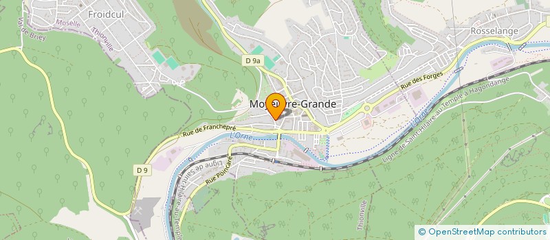 localisation de l'entreprise TRANSPORTS TML à MOYEUVRE-GRANDE