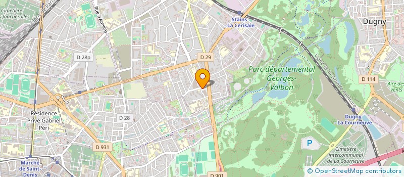 localisation de l'entreprise TRANSPORTS TN à STAINS
