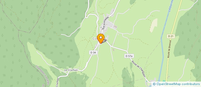 localisation de l'entreprise TRANSPORTS TONNELIER NICOLAS  CHAMPDOR-CORCELLES