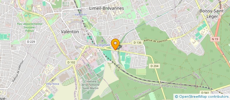 localisation de l'entreprise TRANSPORTS TONY SUBTIL à LIMEIL-BREVANNES