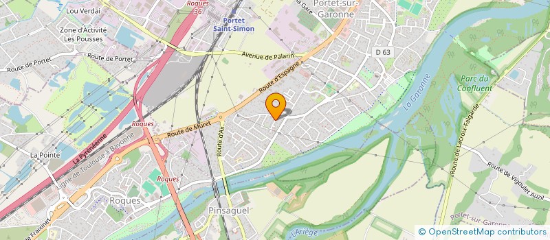 localisation de l'entreprise TRANSPORTS TOULOUSAINS à PORTET-SUR-GARONNE