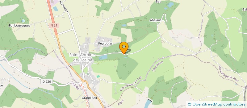 localisation de l'entreprise TRANSPORTS TOVO  LAROQUE-TIMBAUT