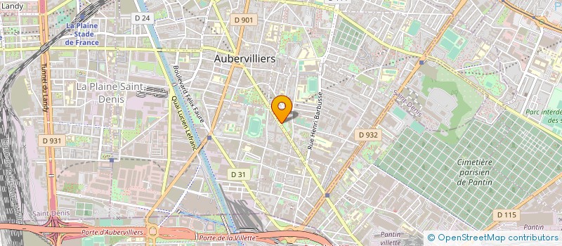localisation de l'entreprise TRANSPORTS TRAMONTAGNE à AUBERVILLIERS