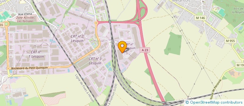 localisation de l'entreprise TRANSPORTS TRANSEO à FRETIN