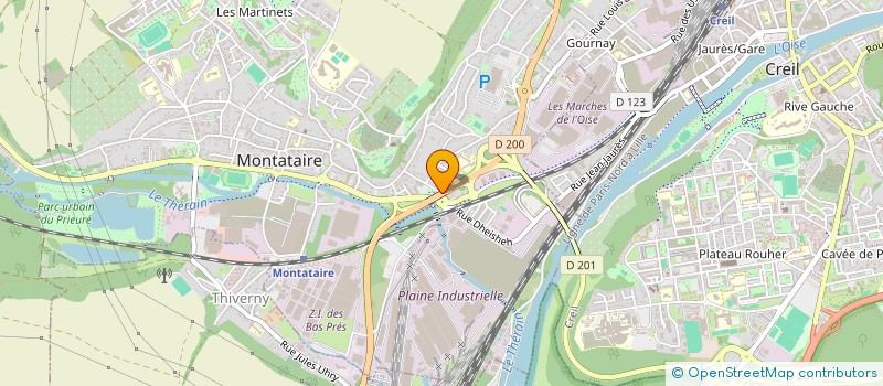 localisation de l'entreprise TRANSPORTS TREYER SARL à MONTATAIRE