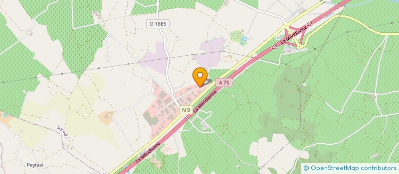 localisation de l'entreprise TRANSPORTS TRH  BEZIERS