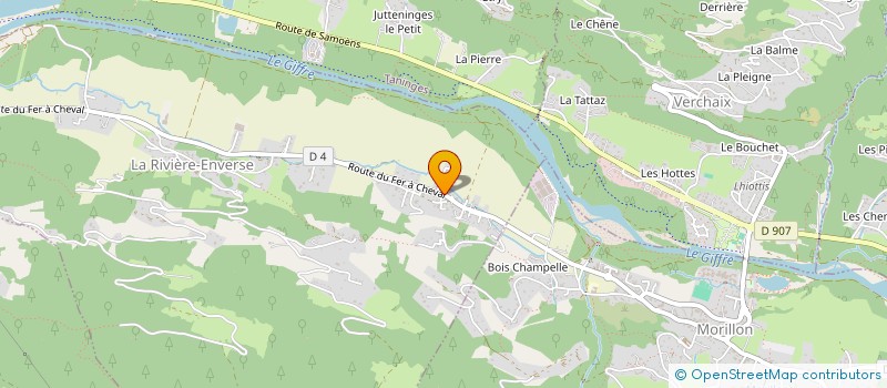 localisation de l'entreprise TRANSPORTS TROMBERT  LA RIVIERE-ENVERSE